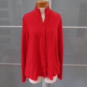 Isaac Mizrahi Live Essentials Button Front Long Sleeve Cardigan